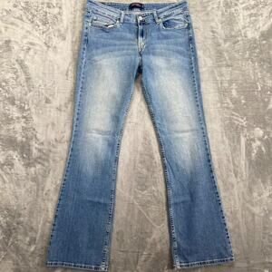 Levi's 518 Superlow Bootcut Jeans Women's Size 11 Light Blue Denim